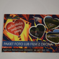 PAKIET FOTO LUB FILM Z DRONA ufundowany przez Agencję reklamową Mediado Dominik Nyga